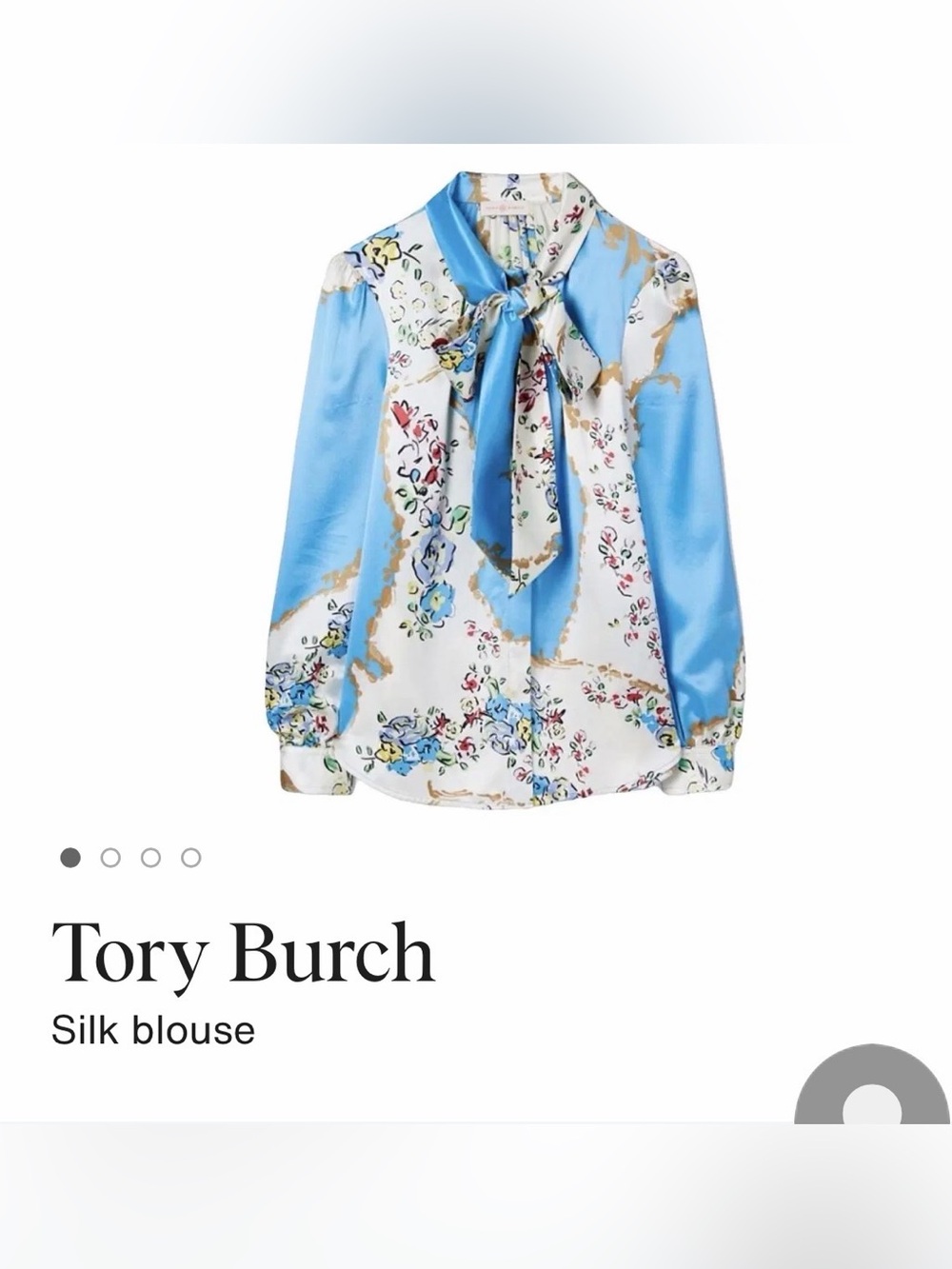 Tory Burch silk shirt NEW WITH TAGS
